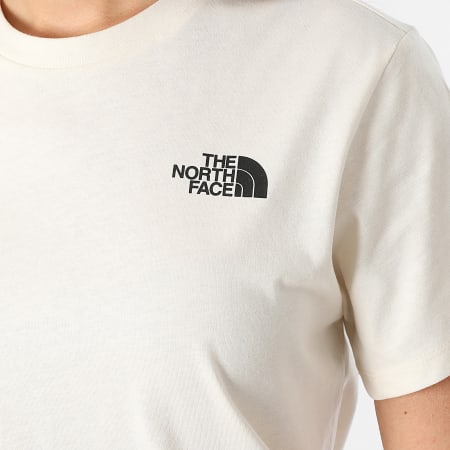 The North Face - Camiseta relax mujer Redbox A87NK Beige