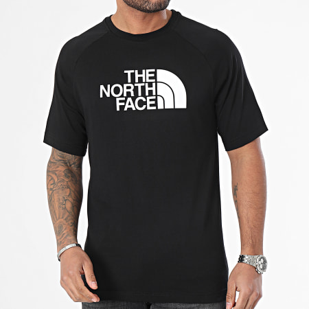 The North Face - Camiseta Raglan Easy A87N7 Negro