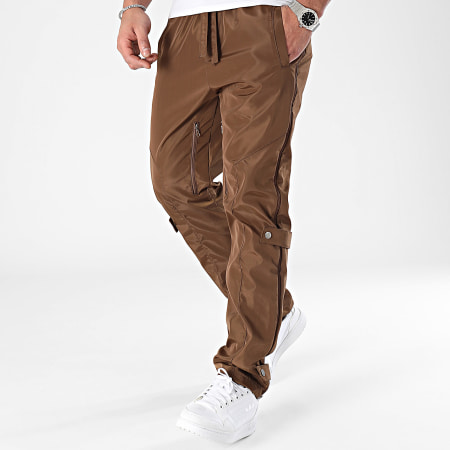 2Y Premium - Pantalones de chándal marrones