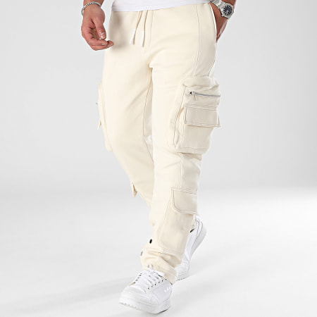 2Y Premium - Pantaloni cargo beige