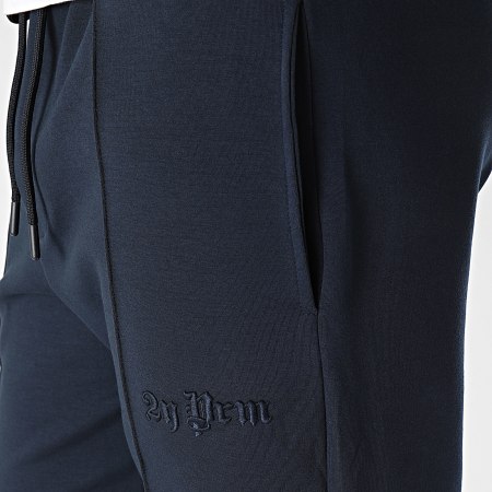2Y Premium - Pantaloni da jogging blu navy