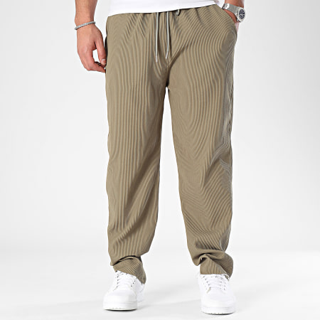 2Y Premium - Pantaloni da jogging verde cachi