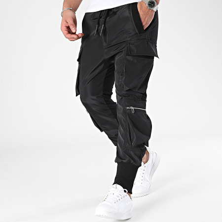 2Y Premium - Pantaloni cargo neri
