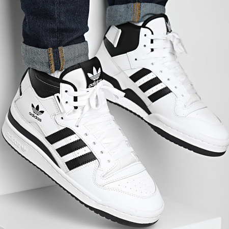 Adidas Originals - Baskets Forum Mid IG3756 Footwear White Core Black Footwear White