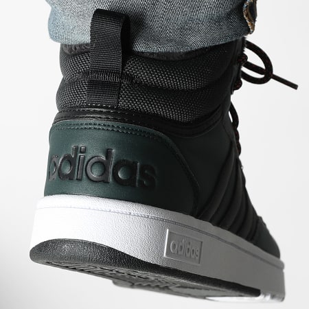 Adidas Sportswear - Baskets Montantes Hoops 3.0 Mid WTR GW6702 Shadow Green Iron Metallic Core Black