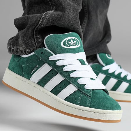 Adidas Originals - Campus 00s Zapatillas H03472 Verde Oscuro Calzado Blanco Off White