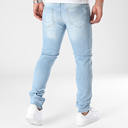 Ikao - Jeans skinny con lavaggio blu