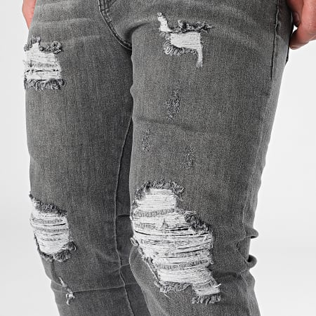 Ikao - Jeans skinny grigio antracite
