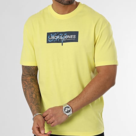 Jack And Jones - Camiseta estampada amarilla