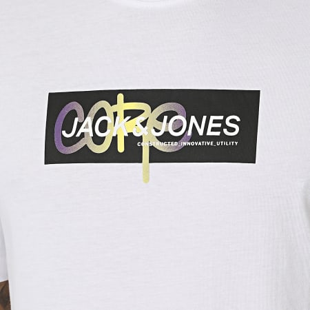 Jack And Jones - Tee Shirt Print Blanc