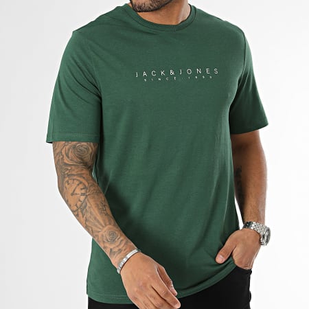 Jack And Jones - Tee Shirt Setra Vert Foncé