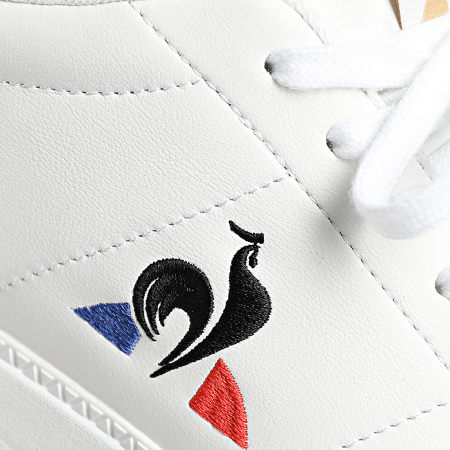 Le Coq Sportif - Sneakers Courtset 2 2410698 Bianco ottico Tan