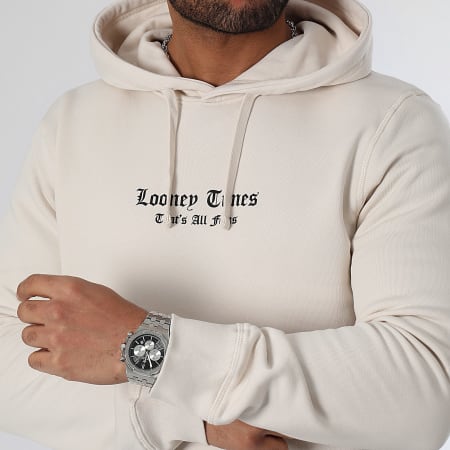 Looney Tunes - Felpa con cappuccio rosa Taz Graff Looney Tunes - Felpa con cappuccio rosa Taz Graff