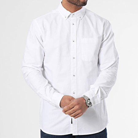 Tiffosi - Chemise Manches Longues Tommy 10046898 Blanc