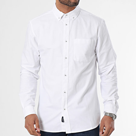 Tiffosi - Chemise Manches Longues Tommy 10046898 Blanc
