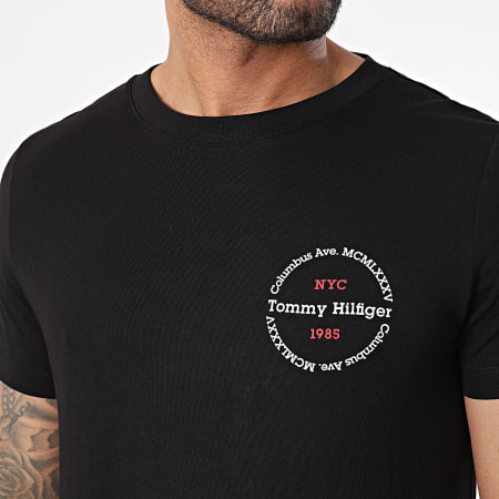 Tommy Hilfiger - Tee Shirt Roundle 4390 Noir