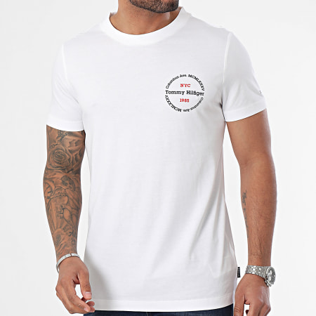 Tommy Hilfiger - Camiseta Roundle 4390 Blanca