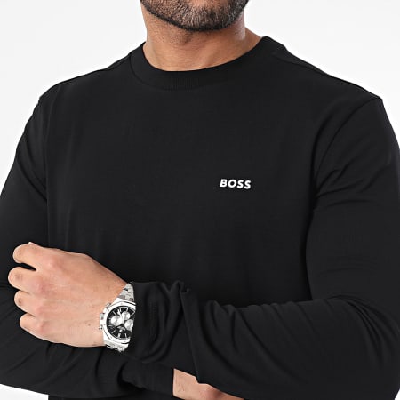 BOSS - Camiseta de manga larga 50506365 Negro