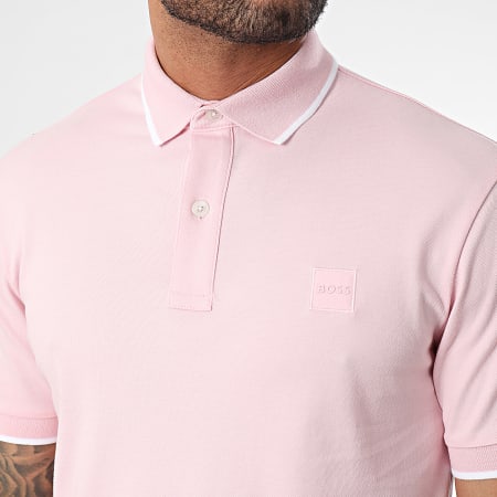 BOSS - Polo Manches Courtes Passertip 50507699 Rose