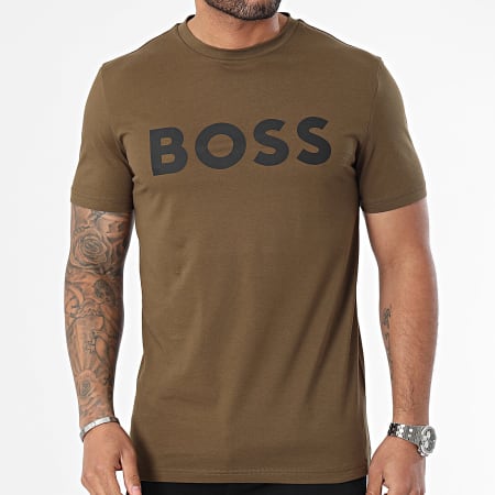 BOSS - Tee Shirt Thinking 1 50481923 Marron