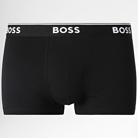 BOSS - Lot De 3 Boxers 50508985 Noir Beige Blanc