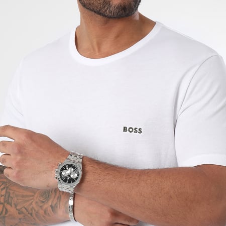BOSS - Set di 3 magliette 50509255 Nero Bianco Blu Navy