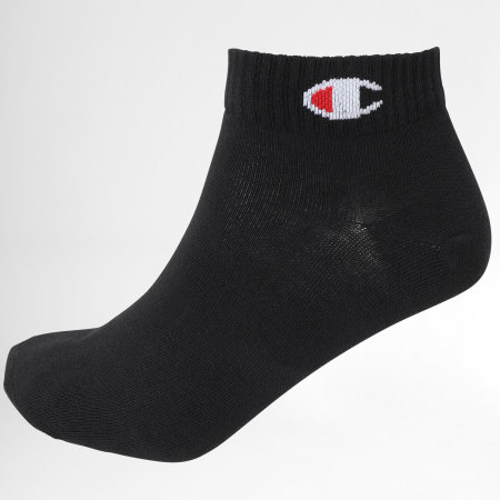 Champion - Lote de 6 pares de calcetines negros U20101