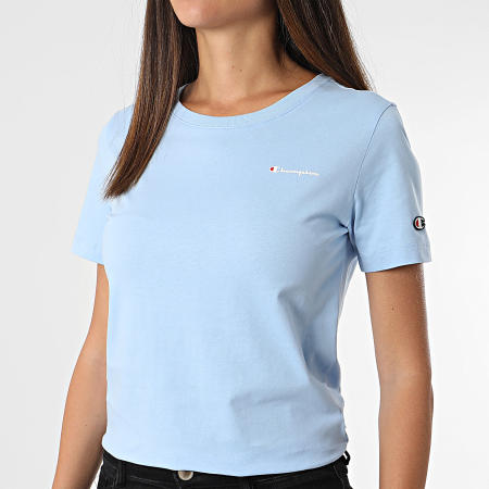 Champion - Camiseta mujer 117367 Azul claro