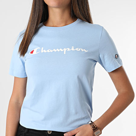 Champion - Maglietta da donna 117366 Azzurro