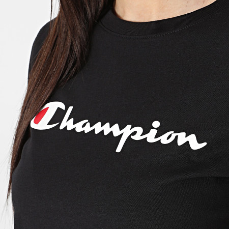 Champion - Camiseta mujer 117366 Negro