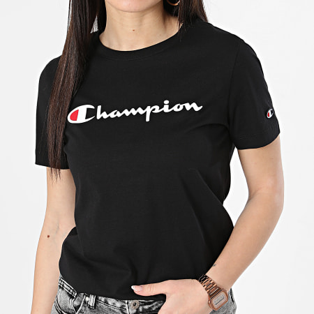 Champion - Tee Shirt Femme 117366 Noir