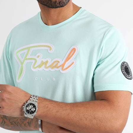 Final Club - Camiseta Bordada Puesta de Sol 1092 Verde Menta