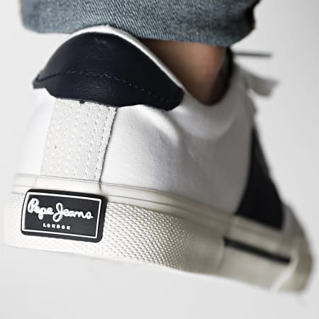 Pepe Jeans - Kneton Strap Sneakers PMS31042 Blanco