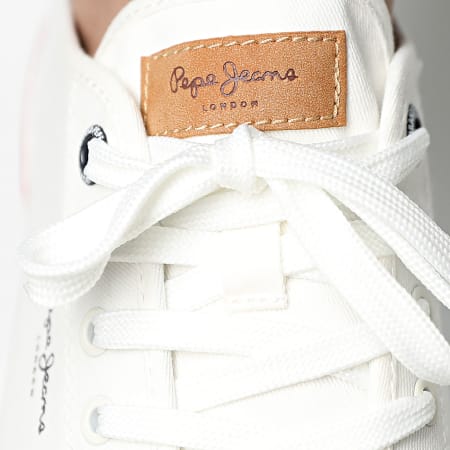 Pepe Jeans - Scarpe da ginnastica eleganti Kenton PMS30811 Bianco