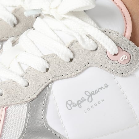 Pepe Jeans - Sneakers Brit Mix Donna PLS40012 Grigio chiaro
