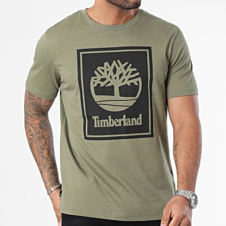 Timberland - Camiseta A5WQQ Caqui Verde