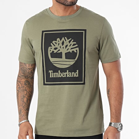 Timberland - Tee Shirt A5WQQ Vert Kaki