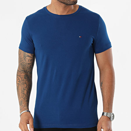 Tommy Hilfiger - Slim Stretch Camiseta 0800 Azul Real