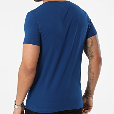 Tommy Hilfiger - Tee Shirt Slim Stretch 0800 Bleu Roi
