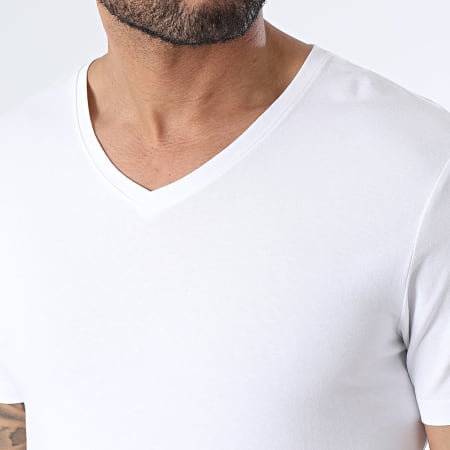 Blend - Set di 2 magliette con scollo a V Nico 701996 Bianco