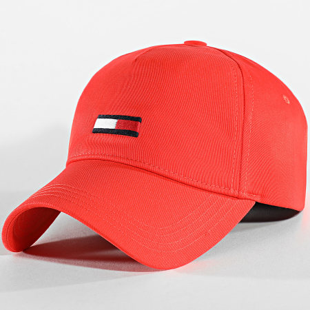 Tommy Jeans - Casquette Elongated Flag 1692 Rouge