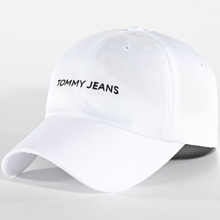 Tommy Jeans - Casquette Linear Logo 2024 Blanc