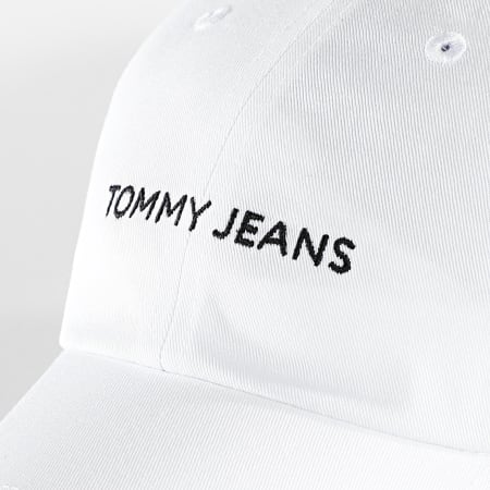 Tommy Jeans - Gorra Linear Logo 2024 Blanca