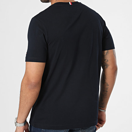 Tommy Hilfiger - Camiseta Script Logo 3691 Azul marino