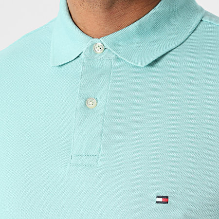 Tommy Hilfiger - Polo Manches Courtes Regular 1985 7770 Turquoise