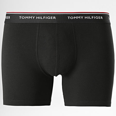 Tommy Hilfiger - Lot De 3 Boxers 0010 Noir Blanc Gris Chiné
