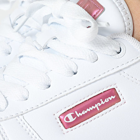 Champion - Rebound Platform Glitz Sneakers donna S11656 Bianco Oro Rosa