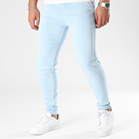 Frilivin - Pantaloni chino blu chiaro
