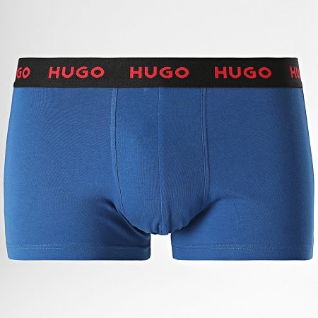HUGO - Lot De 3 Boxers 50469766 Noir Bleu Roi Bleu Marine