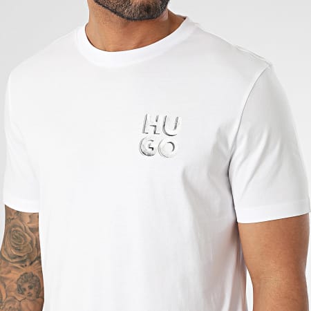 HUGO - Tee Shirt Detzington 241 50408944 Blanc
